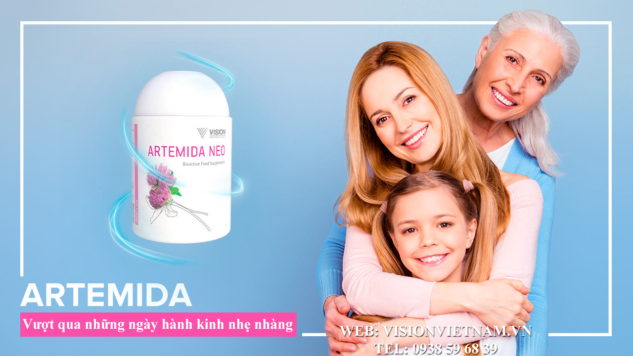 Vision Artemida Neo - sản phẩm nòng cốt cho sức khỏe và sắc đẹp phụ nữ